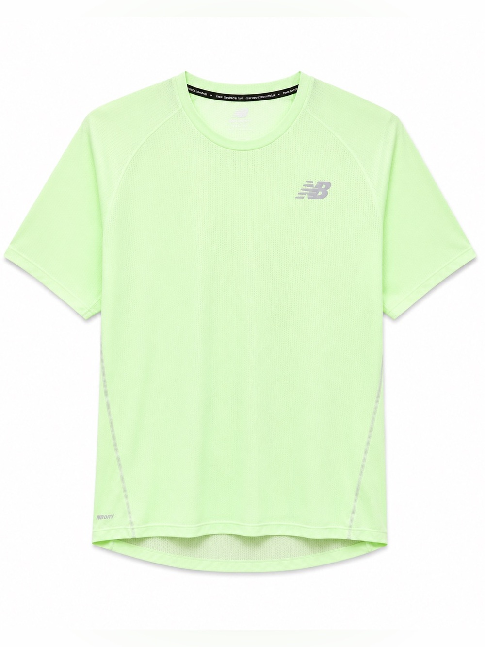 New Balance Neon Lime Short-Sleeve Run Tee